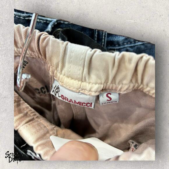 Vintage Gramicci Pants Mens Small Distressed Bleach Dyed Gorpcore Hiking Style - Picture 3 of 5